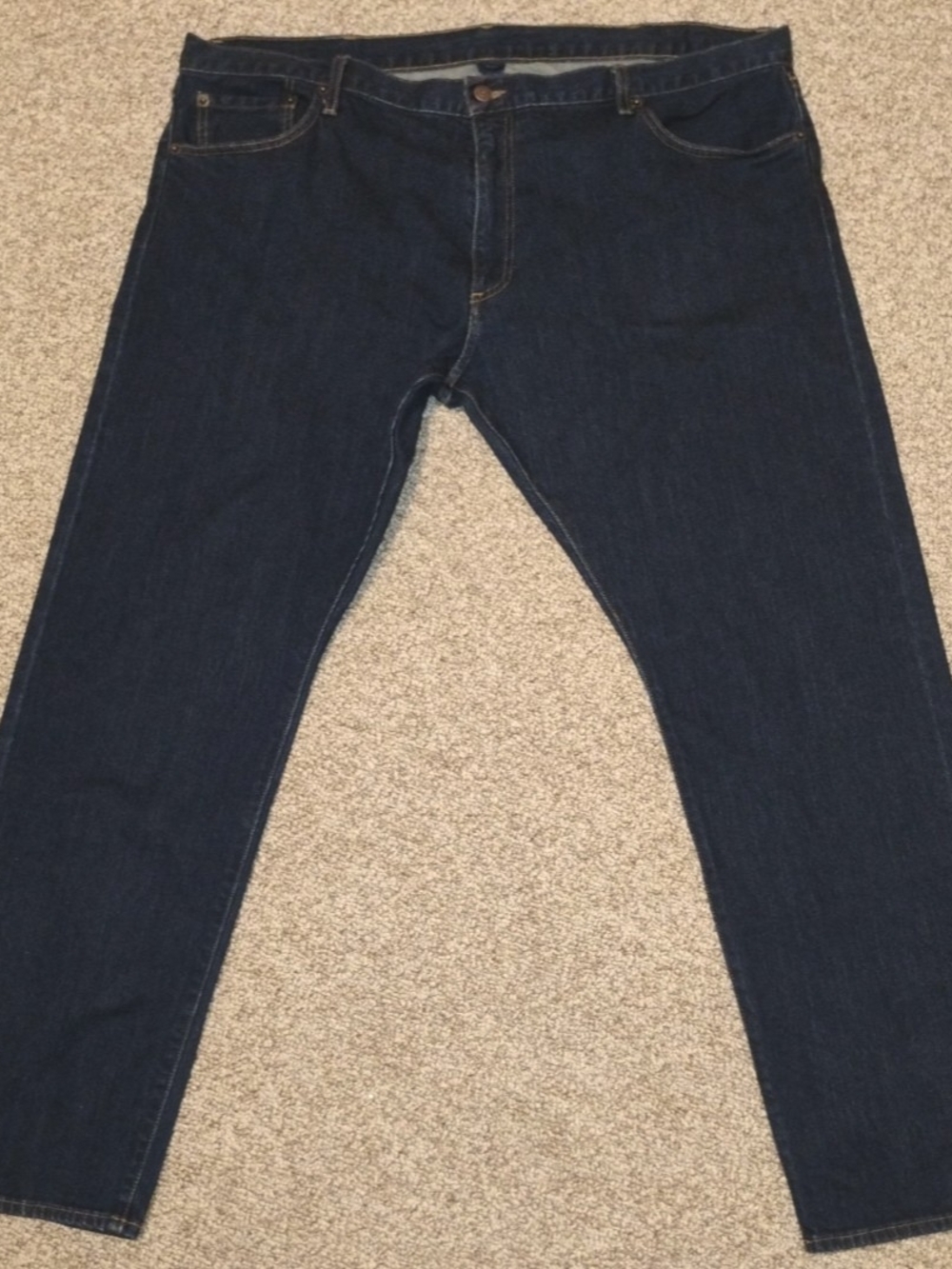 Brooks Brothers 1818 Jeans Mens 44x32 Straight Fit Made In USA Supima Cotton